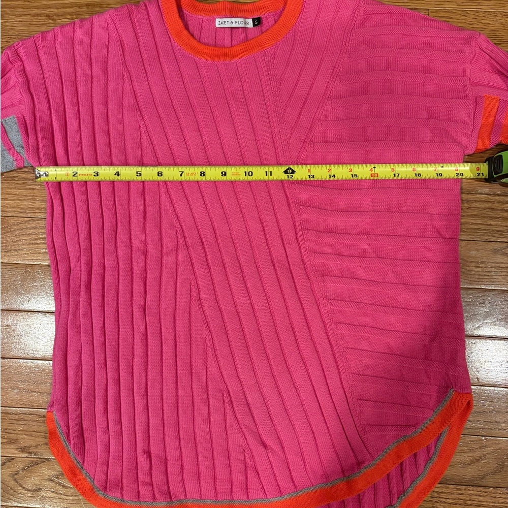 Colorful Striped Crew Neck Sweater - Picture 4 of 6